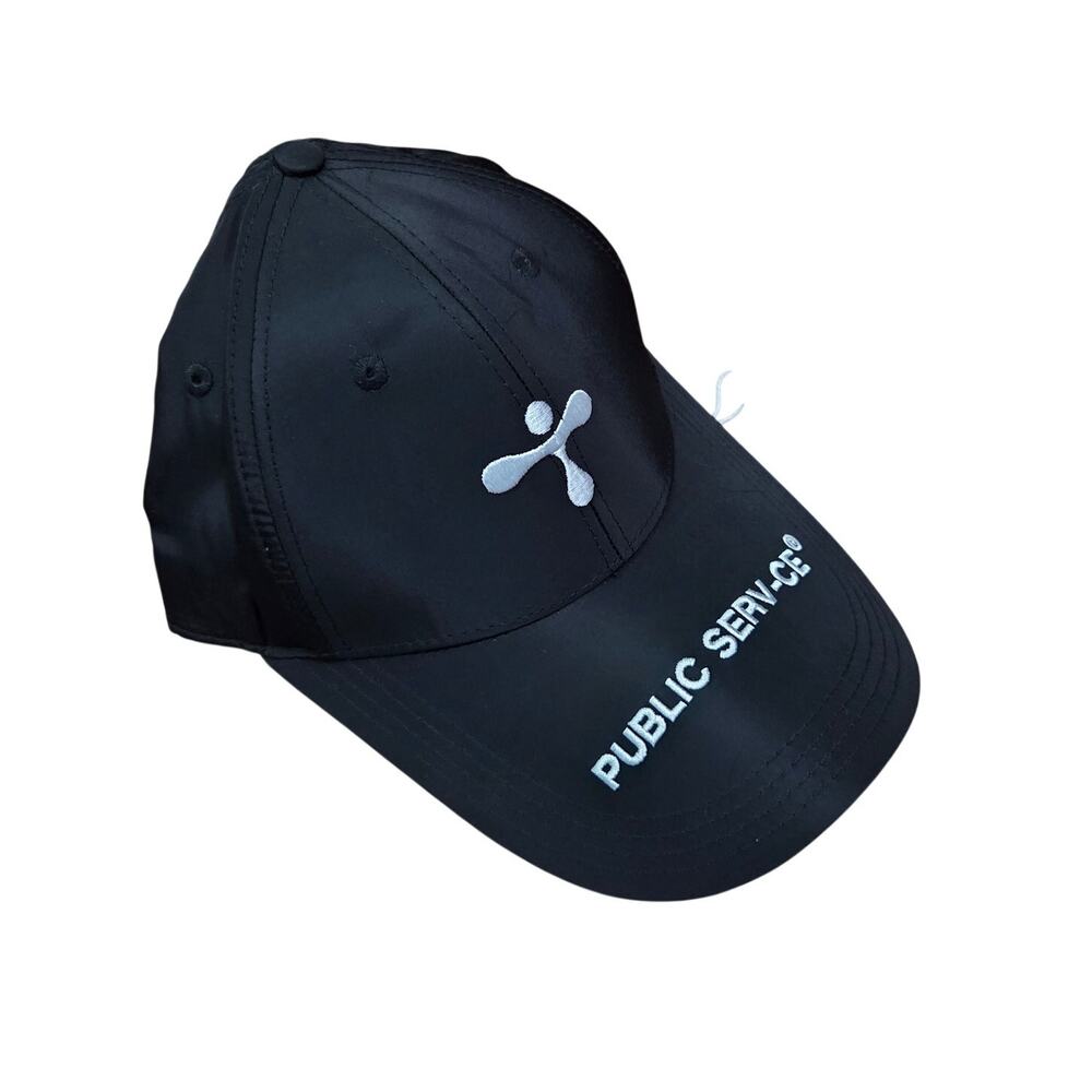 Public Serv-ce Infinity Visor Cap Hat Black Unisex O/S NWT